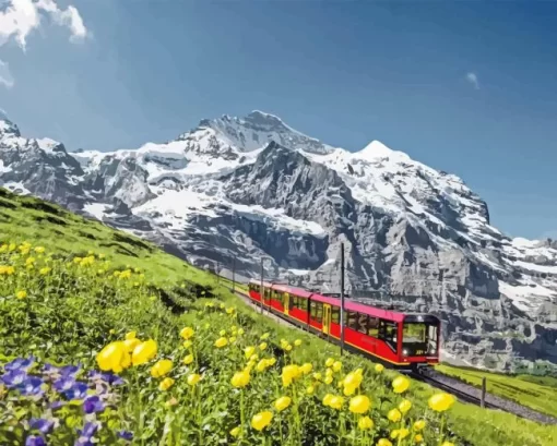 Jungfrau Diamond Painting