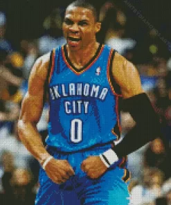 Russell Westbrook Oklahoma City Diamond Painting