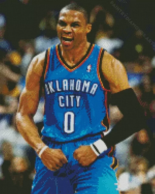 Russell Westbrook Oklahoma City Diamond Painting