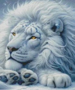 Snow Lion Diamond Painting