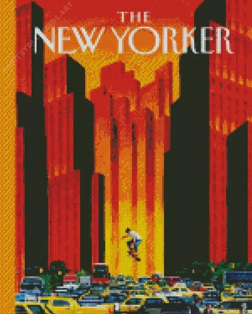 The New Yorker Magazine Cover Diamond Painting