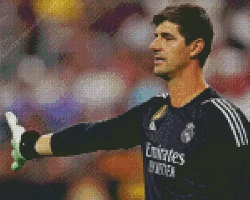 Thibaut Courtois Goalkeeper Diamond Painting