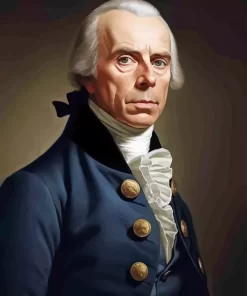 US President James Madison Diamond Painting