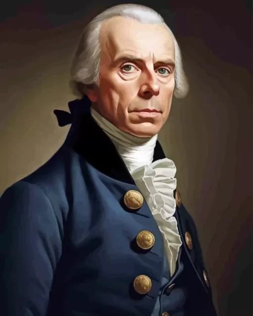 US President James Madison Diamond Painting