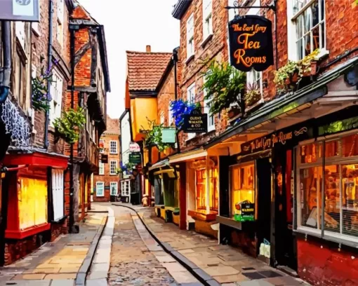 York England Shambles Diamond Painting