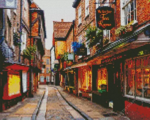 York England Shambles Diamond Painting