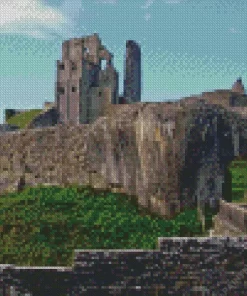 Corfe Castle Diamond Painting