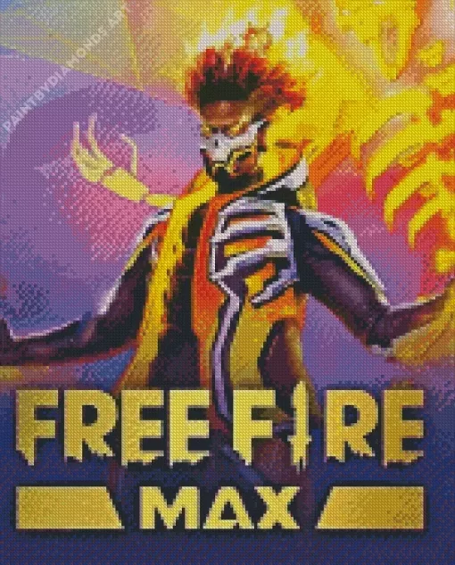 Free Fire MAX Game Diamond Painting