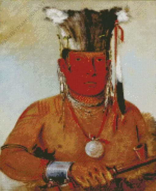 George Catlin Diamond Painting