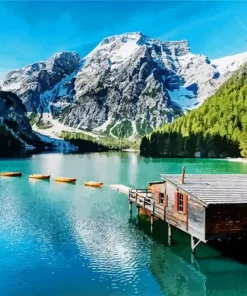 Lake Braies Diamond Painting