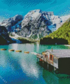 Lake Braies Diamond Painting