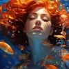 Woman Underwater With Fish Diamond Painting