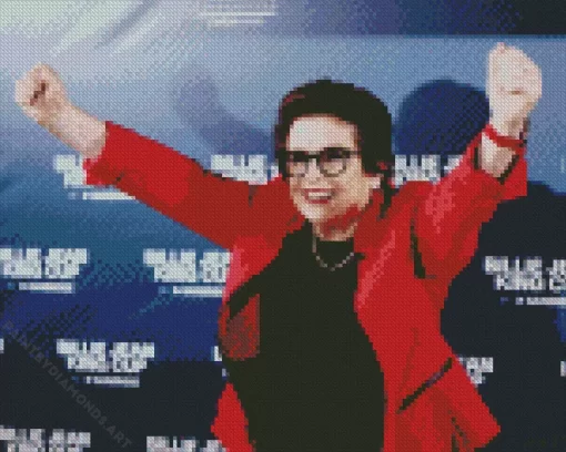 American Billie Jean King Diamond Painting