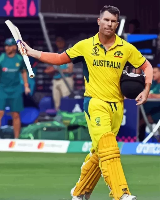 David Warner Diamond Painting