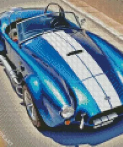 60s Blue Ac Cobra Diamond Painting