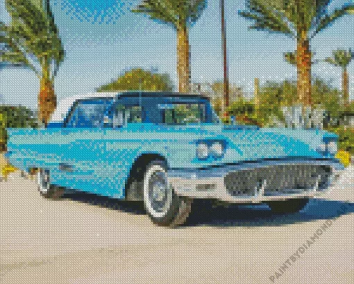 Blue Thunderbird Diamond Painting