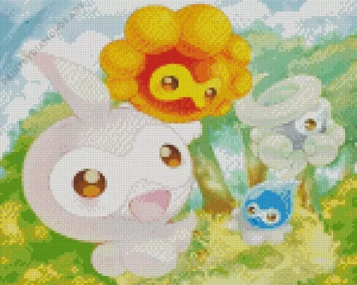 Castform Pokemon Diamond Painting