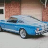 Classic Blue 60s Mustang Diamond Painting