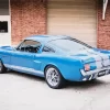 Classic Blue 60s Mustang Diamond Painting