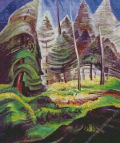 Emily Carr A Rushing Sea Of Undergrowth Diamond Painting