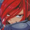 Erza Scarlet Art Anime Diamond Painting