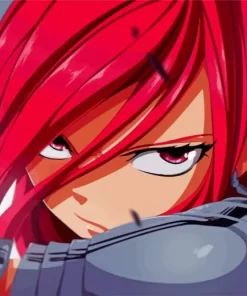 Erza Scarlet Art Anime Diamond Painting