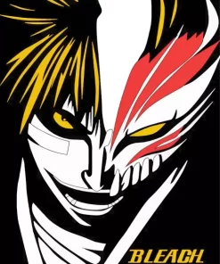 Illustration Bleach Ichigo Half Hollow Diamond Painting