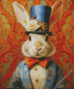 Mr Blonde Bunny Diamond Painting