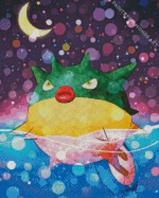 Qwilfish Pokemon Anime Diamond Painting