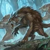 Savage Black Werewolves Diamond Painting