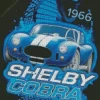 Shelby Blue AC Cobra Car Diamond Painting