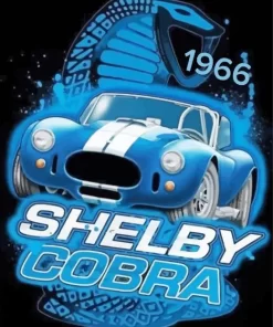 Shelby Blue AC Cobra Car Diamond Painting