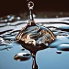 The Black Water Drop Diamond Painting