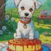 White Affenpinscher Diamond Painting