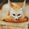 Wild Blond Fox Diamond Painting