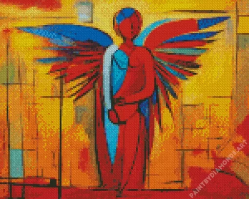 Abstract Faceless Angel Diamond Painting