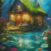 Aesthetic Fantasy Cabin Diamond Painting