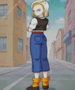 Android 18 Diamond Painting