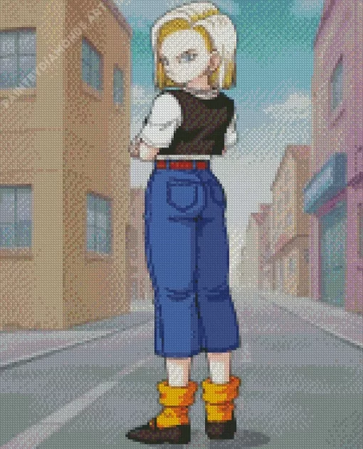 Android 18 Diamond Painting