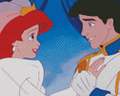 Ariel And Eric Diamond Painting