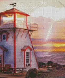 Arisaig Lighthouse Diamond Painting