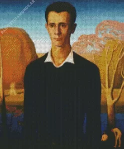 Arnold Comes Of Age By Grant Wood Diamond Painting