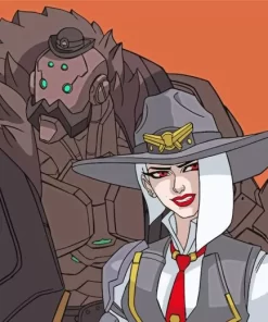 Ashe And Bob Diamond Painting