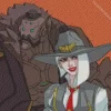 Ashe And Bob Diamond Painting