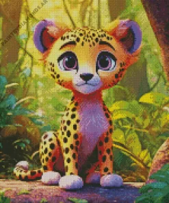 Baby Cheetah Diamond Painting