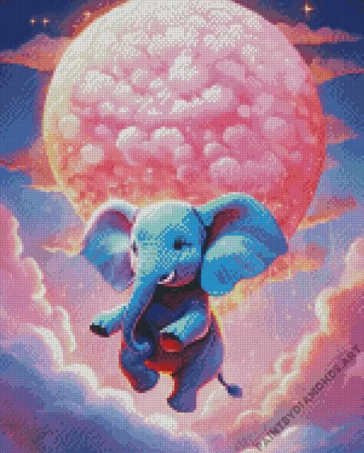 Baby Elephant Diamond Painting