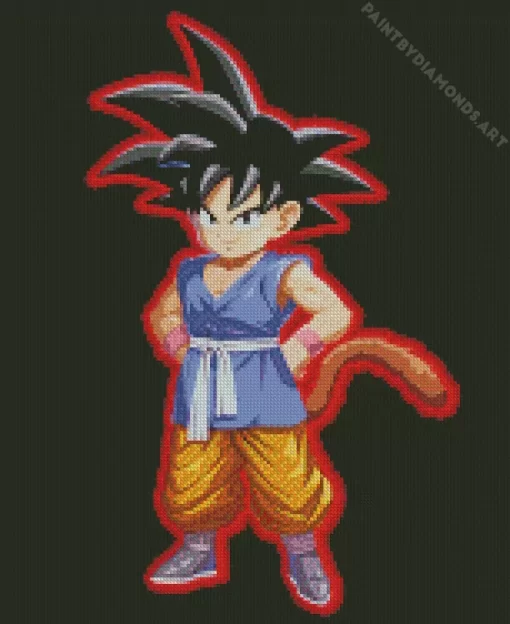 Baby Goku Diamond Painting