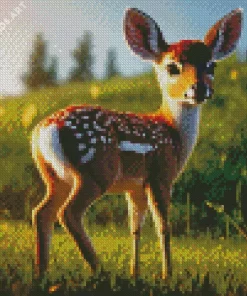 Baby Key Deer Diamond Painting