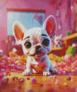 Baby Pug Diamond Painting