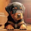 Baby Rottweiler Diamond Painting